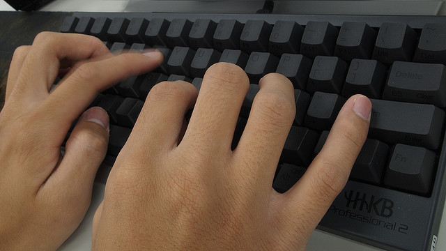 touch typing